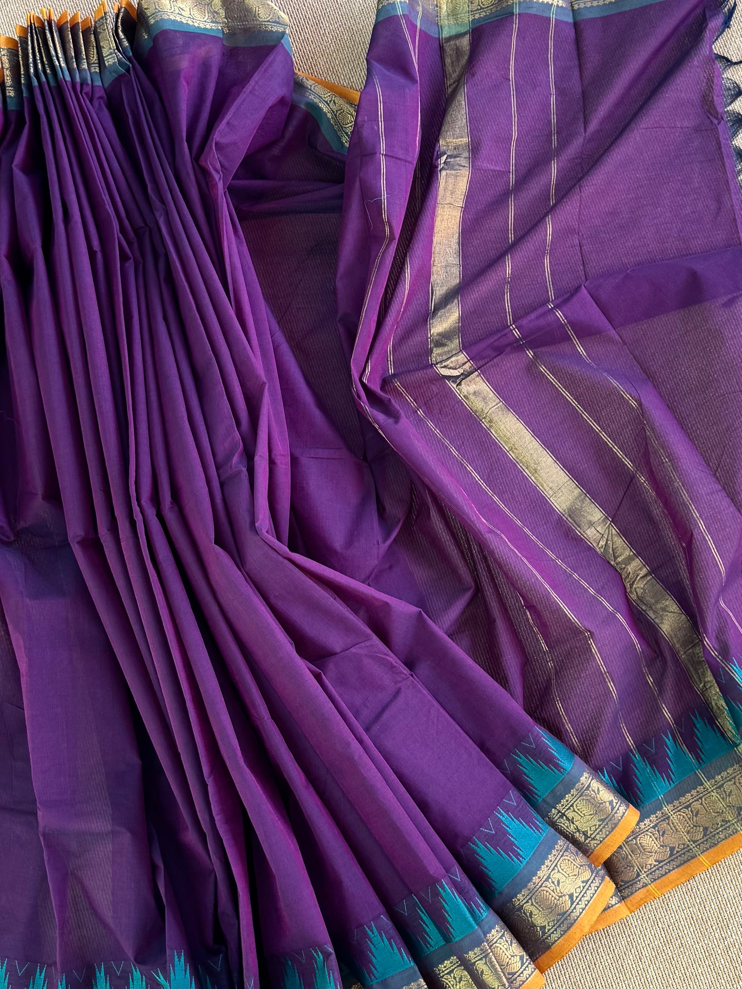 100 Counts Chettinadu Cotton Saree