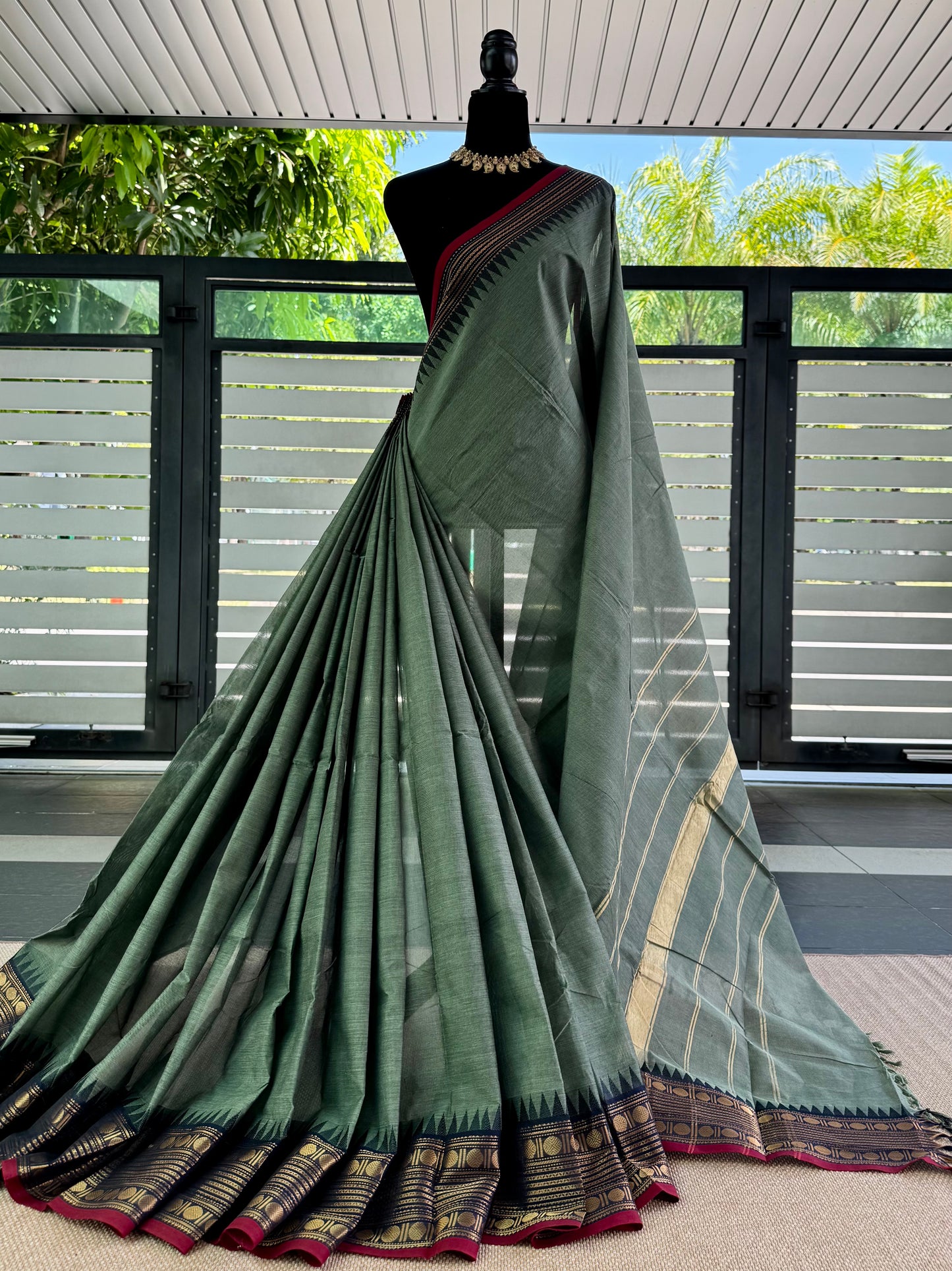 100 Counts Chettinadu Cotton Saree