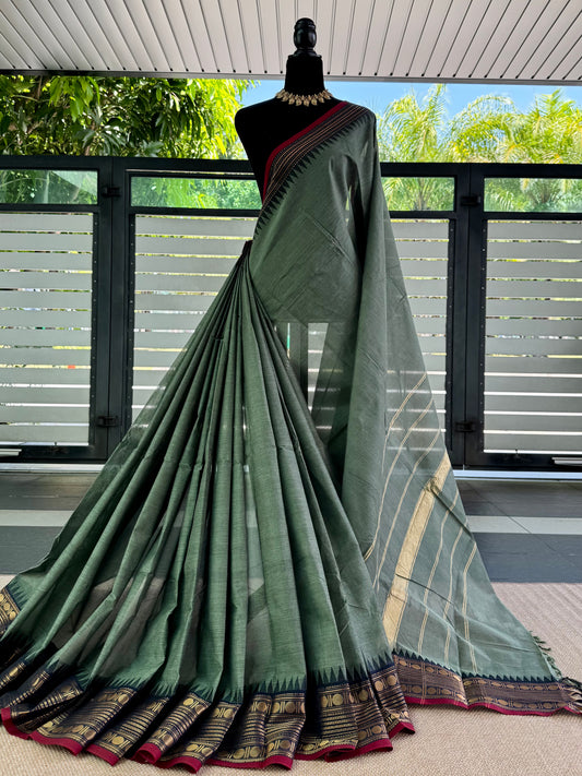 100 Counts Chettinadu Cotton Saree