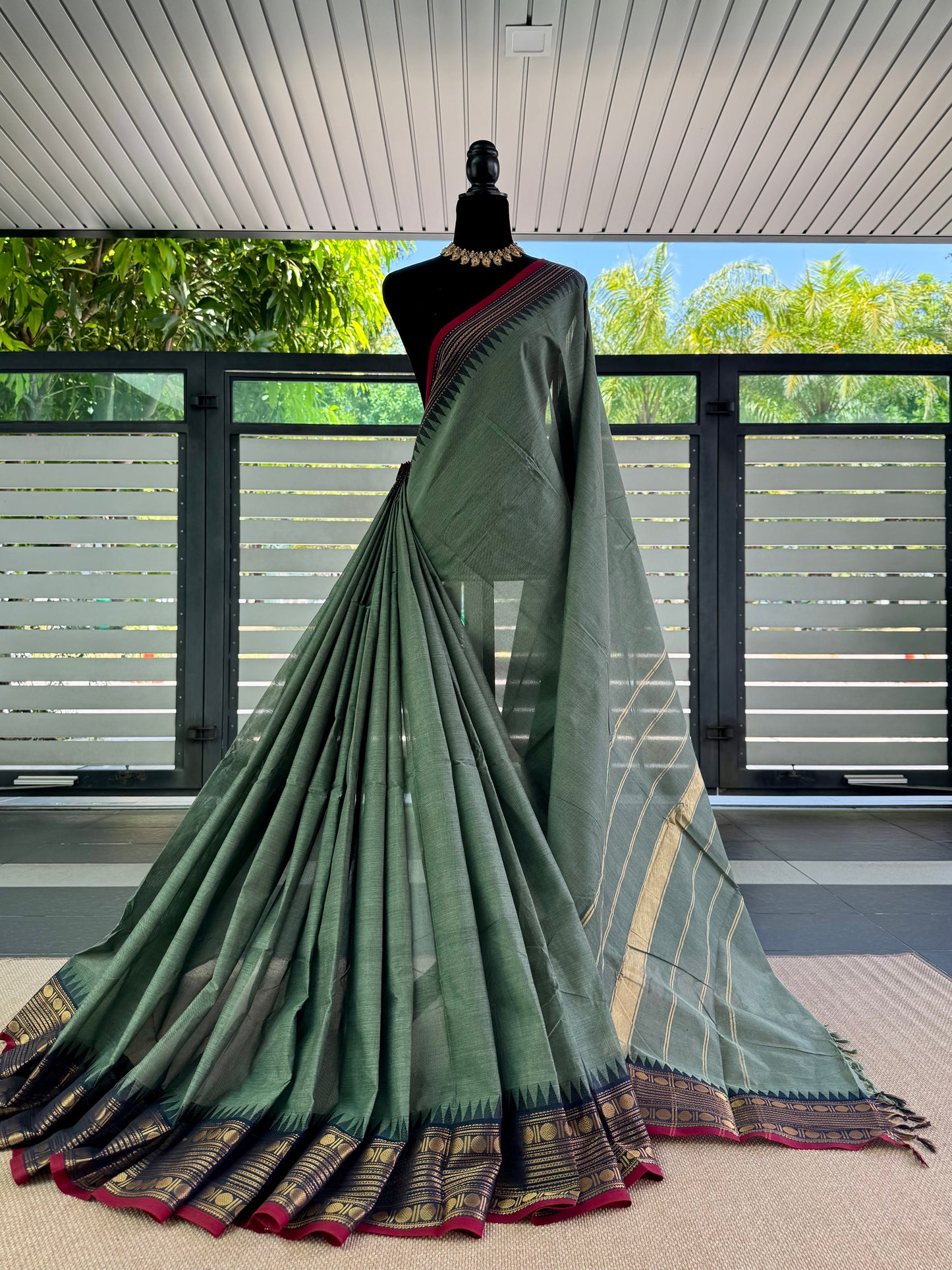 100 Counts Chettinadu Cotton Saree