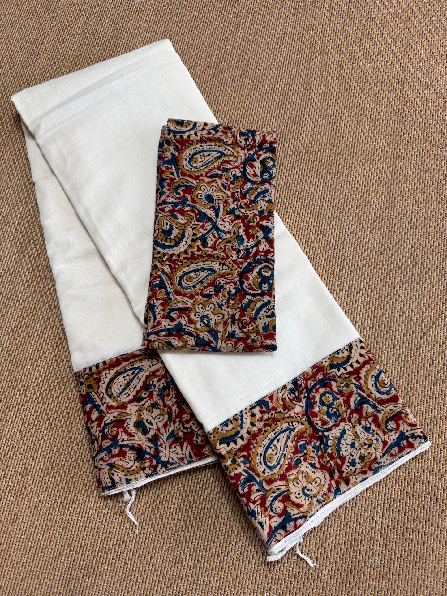 Pure Handloom Mangalagiri by cotton saree