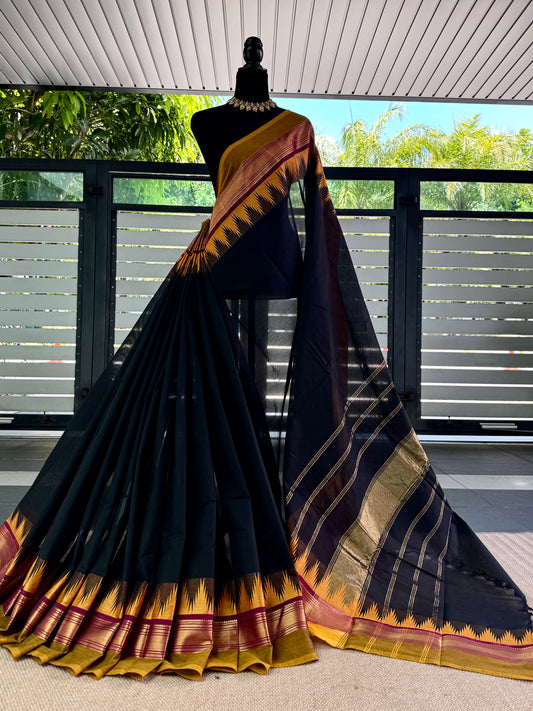 100 Counts Chettinadu Cotton Saree