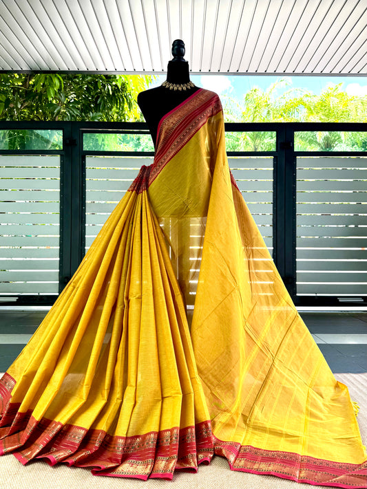 100 Counts Chettinadu Cotton Saree