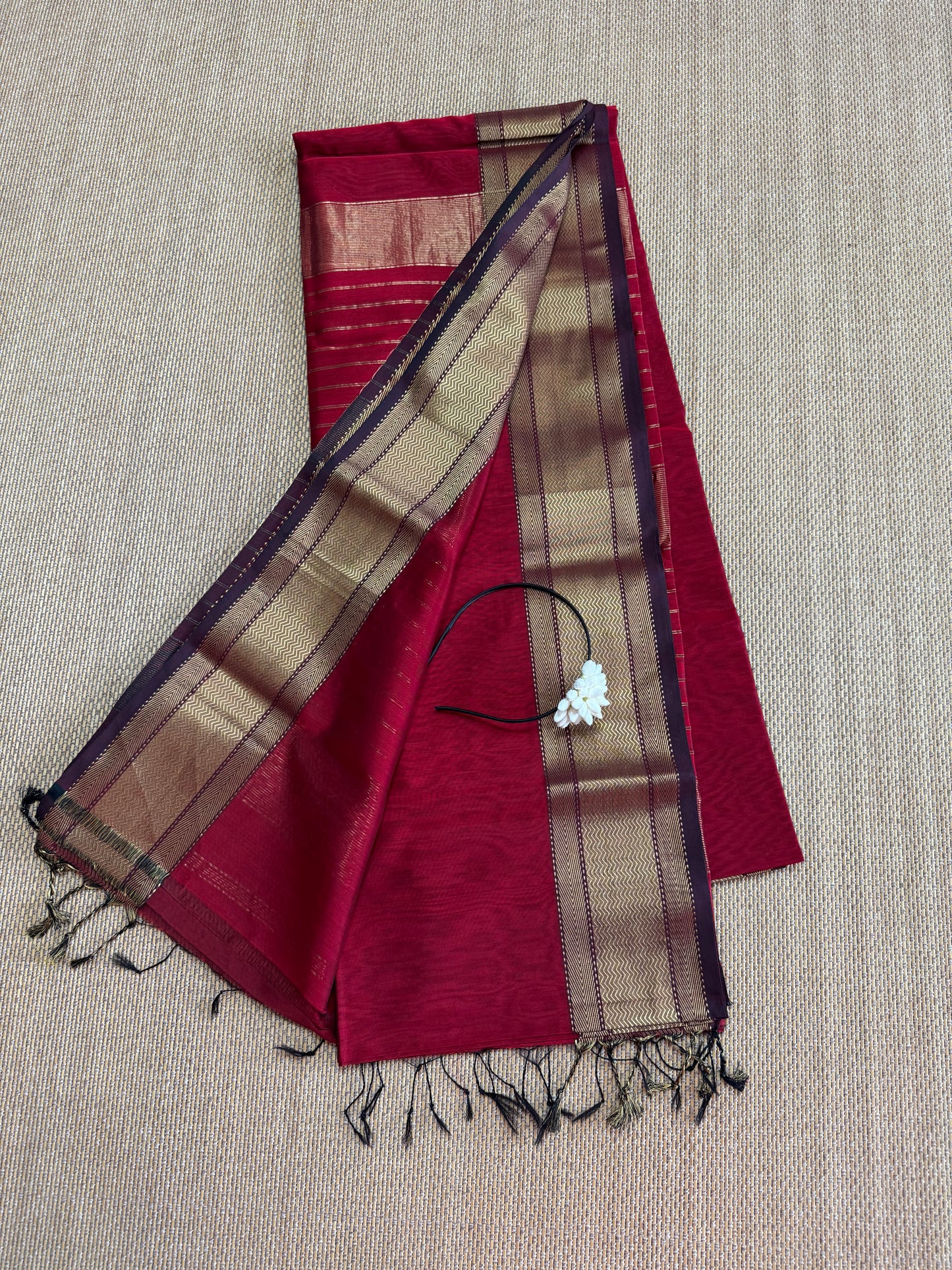 Pure Handloom Maheswar Silk Cotton Saree