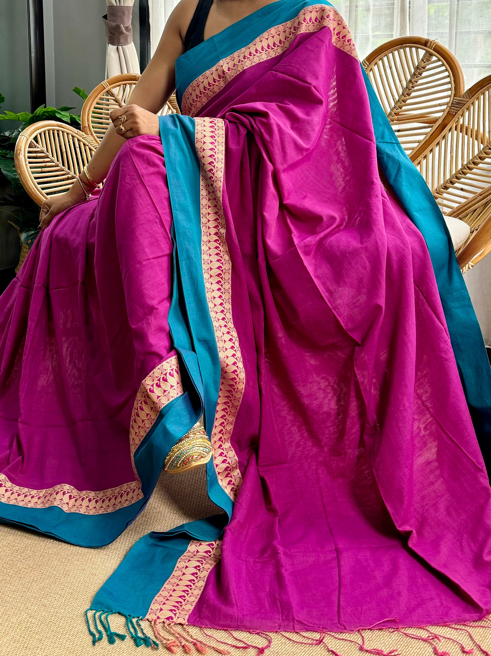 Bengal Loomz - Soft Khadi Cotton Saree