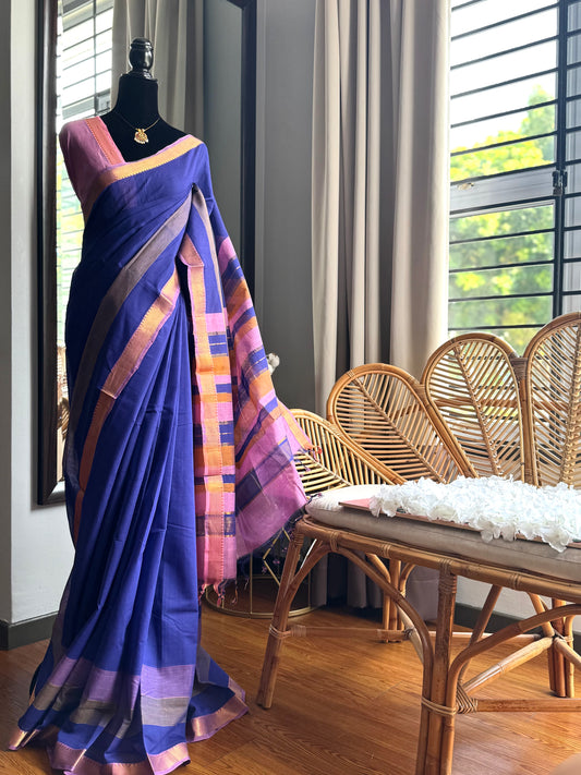 Handloom Mangalagiri  Cotton Saree