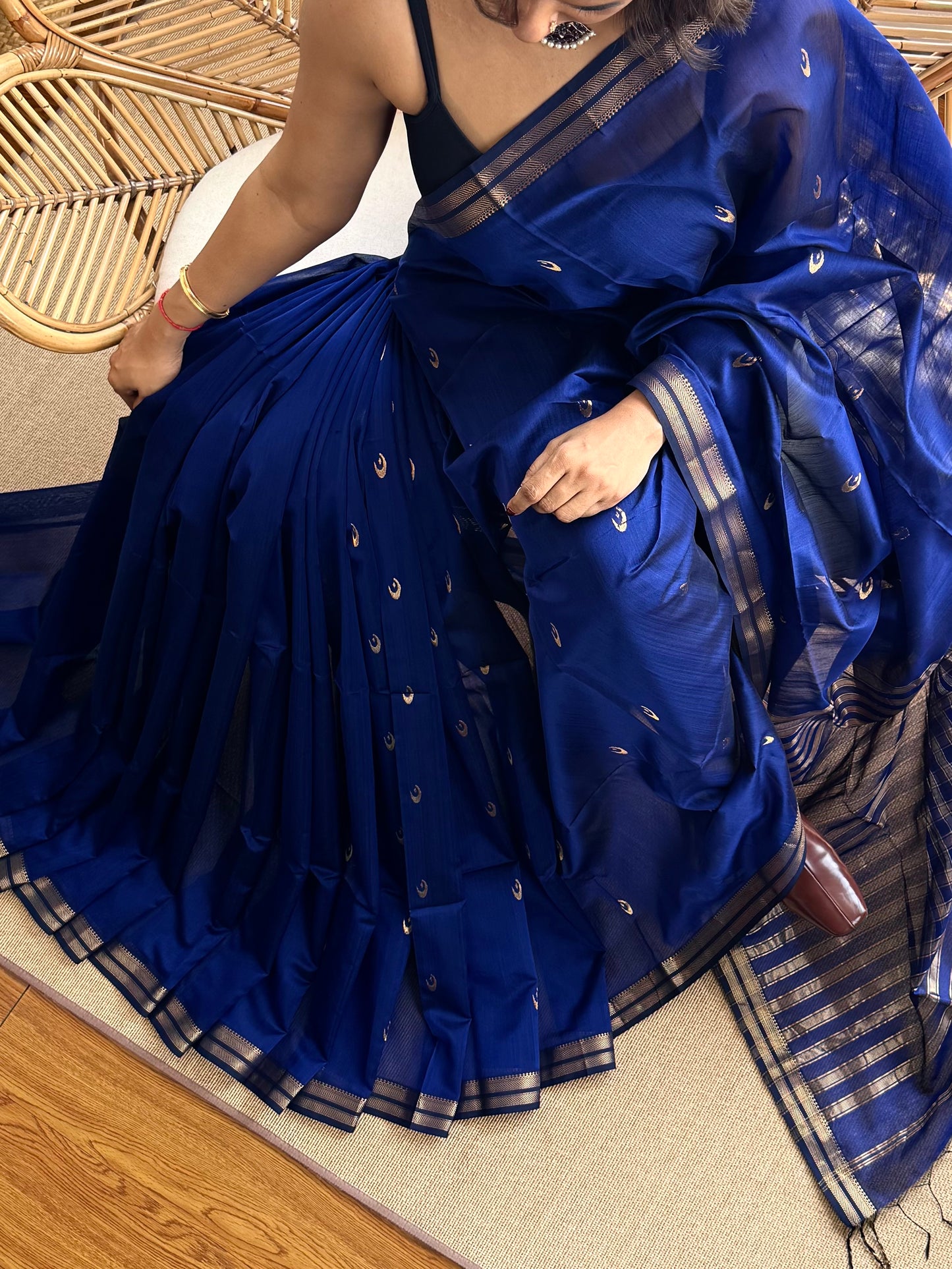 Moon 🌖 Maheswar silk cotton saree