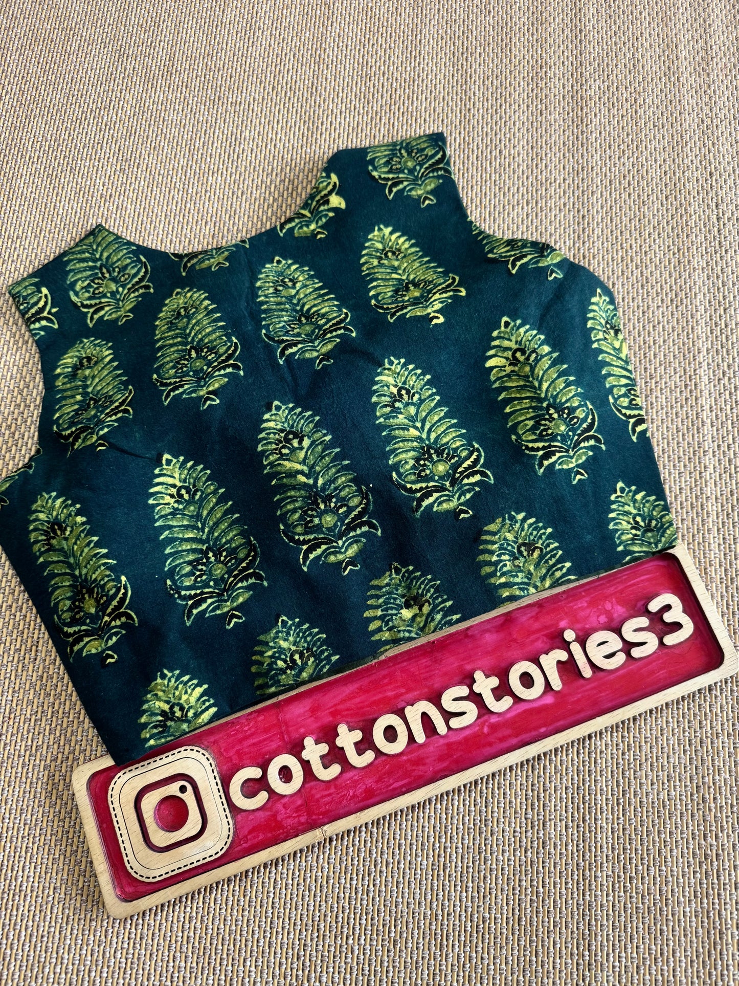 Artisan  ready made blouse green