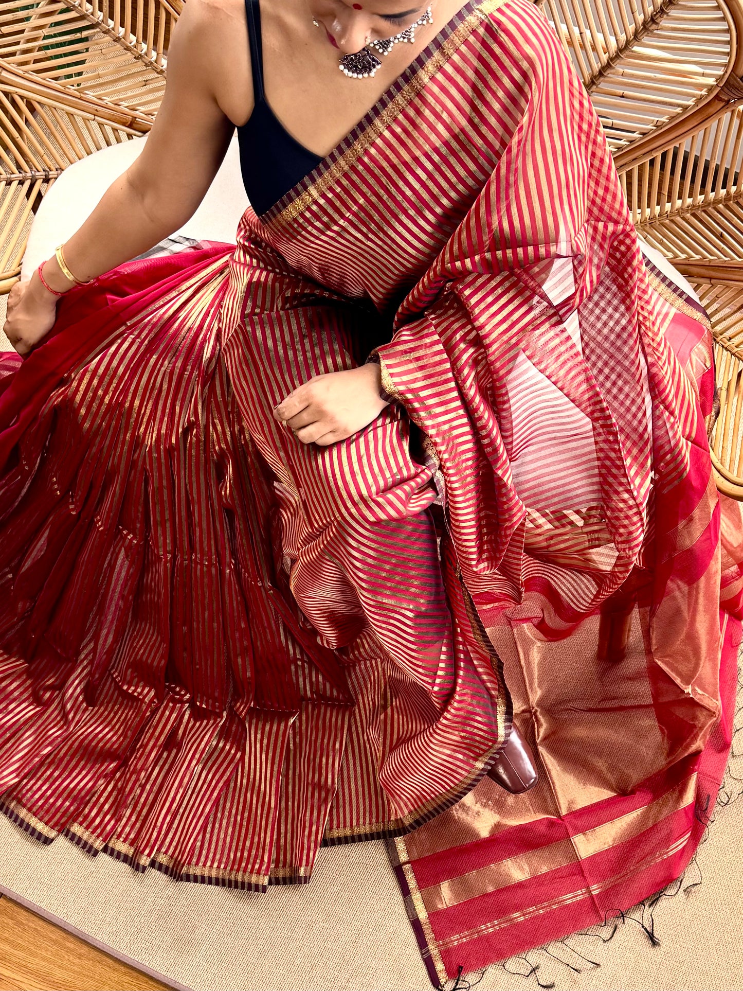 Maheswar silk cotton saree