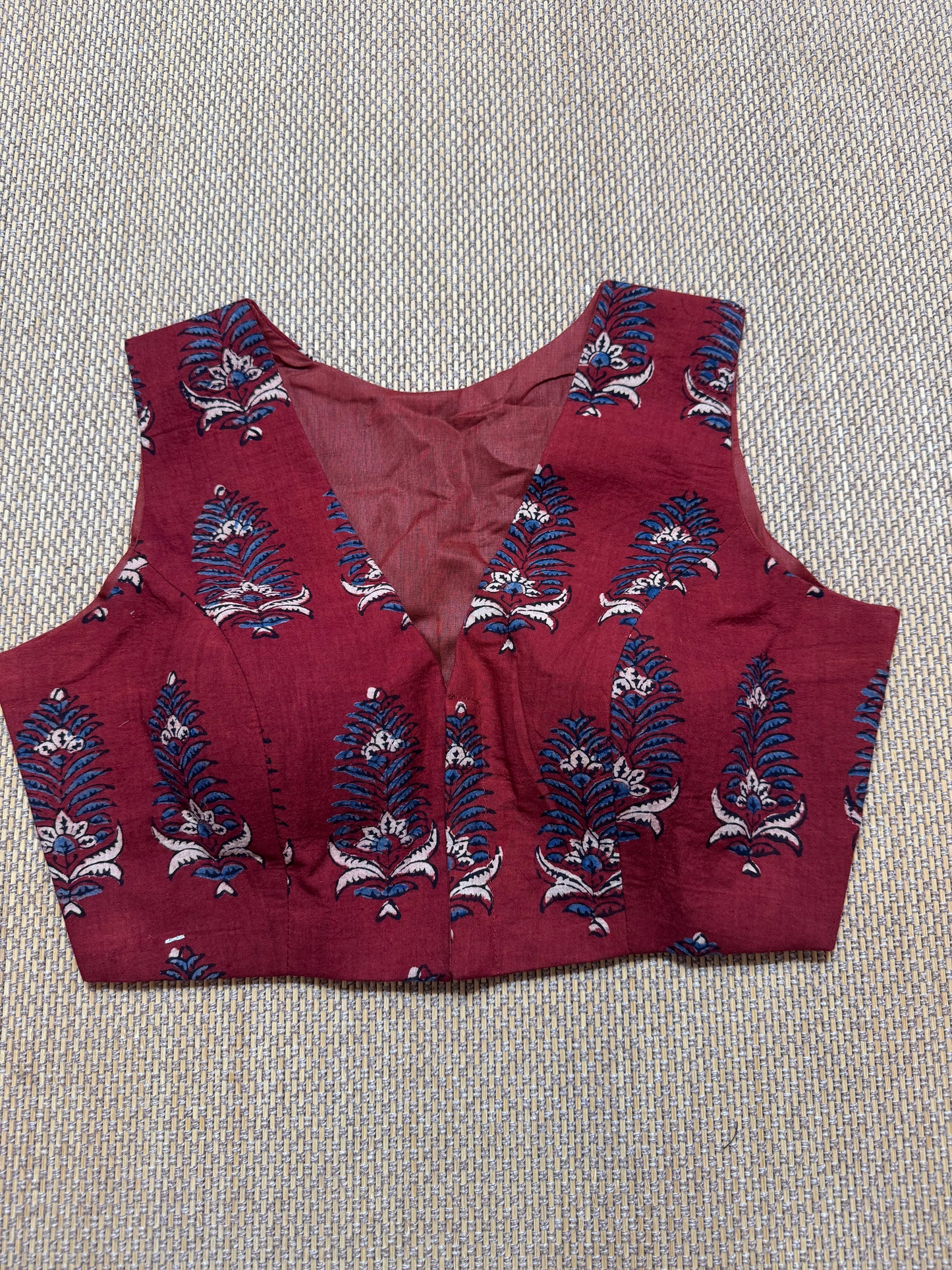 Artisan  ready made blouse red
