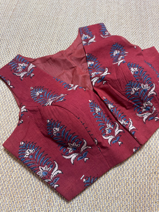 Artisan  ready made blouse red